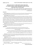 Báo cáo loạt ca: Hội chứng thực bào máu có nhiễm Epstein-Barr virus điều trị Rituximab phối hợp phác đồ HLH-2004