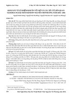 Khảo sát tỉ lệ nhiễm khuẩn vết mổ và các yếu tố liên quan tại khoa ngoại thần kinh bv Nguyễn Tri Phương năm 2014-2016