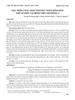 Đặc điểm tăng sinh thượng thận bẩm sinh thể cổ điển tại Bệnh viện Nhi Đồng 2