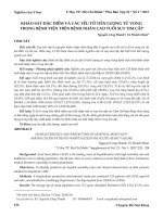 Khảo sát đặc điểm và các yếu tố tiên lượng tử vong trong bệnh viện trên bệnh nhân cao tuổi suy tim cấp