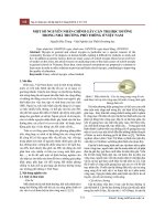 Một số nguyên nhân chính gây cận thị học đường trong nhà trường phổ thông ở Việt Nam