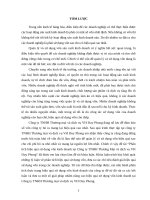 Phân tích hiệu quả sử dụng vốn kinh doanh tại công ty TNHH thương mại và dịch vụ VH duy phong 