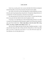 Một số giải pháp an toàn bảo mật CSDL trong HTTT của công ty cổ phần truyền thông vccorp 