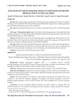 Ứng dụng kỹ thuật sinh học phân tử chẩn đoán di truyền bệnh đa polyp tuyến gia đình