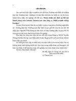 Hoàn thiện các dịch vụ hỗ trợ khách hàng trên website vietmoz com của công ty TNHH truyền thông vietmoz” 