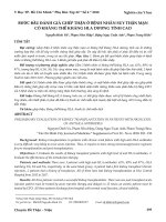 Bước đầu đánh giá ghép thận ở bệnh nhân suy thận mạn có kháng thể kháng HLA dương tính cao