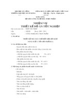 Đề tài: Thiết kế nhà máy chế biến hải sản khô năng suất 1 tấn sản phẩm/ca