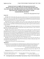 Đánh giá nguy cơ biến cố tim mạch do xơ vữa trong 10 năm và việc sử dụng statin theo hướng dẫn của ACC/AHA 2013 trên bệnh nhân đái tháo đường type 2 điều trị ngoại trú tại Bệnh viện Đại học