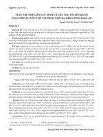 Tỷ lệ trẻ nhẹ cân lúc sinh và các yếu tố liên quan ở người dân tộc Ê Đê tại Bệnh viện Đa khoa tỉnh ĐắkLắk