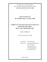 Báo cáo tóm tắt đề tài khoa học và công nghệ: Nghiên cứu xây dựng tiêu chuẩn quốc gia kỹ thuật hệ thống và phần mềm kiểm thử phần mềm - Phần 2: Quy tình kiểm thử