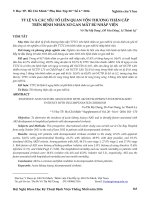 Tỷ lệ và các yếu tố liên quan tổn thương thận cấp trên bệnh nhân xơ gan mất bù nhập viện