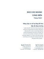 Thuc trang và du bao nganh cang bien 220817