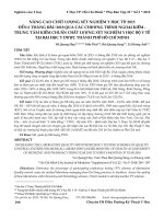 Nâng cao chất lượng xét nghiệm y học từ 2015 đến 6 tháng đầu 2018 qua các chương trình ngoại kiểm - Trung tâm Kiểm chuẩn chất lương xét nghiệm Y học Bộ Y tế tại Đại học Y Dược thành phố Hồ