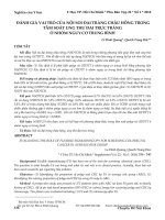 Đánh giá vai trò của nội soi đại tràng chậu hông trong tầm soát ung thư đại trực tràng ở nhóm nguy cơ trung bình