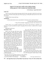 Thoát vị tam giác thắt lưng trên nghẹt: Tổng quan y văn và báo cáo trường hợp