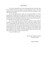 Hoàn thiện chương trình đào tạo nhân lực tại nhà hàng cocoon café, công ty TNHH lụa vàng, hà nội 