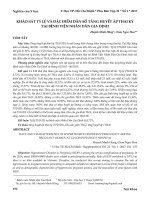 Khảo sát tỷ lệ và đặc điểm dân số tăng huyết áp thai kỳ tại Bệnh viện Nhân dân Gia Định
