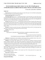 Tỉ lệ táo bón mạn chức năng và các yếu tố liên quan ở trẻ đến khám tại Bệnh viện Đa khoa Trung tâm Tiền Giang