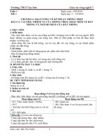 giáo án công nghệ 7 kì 1 năm 2019 mới