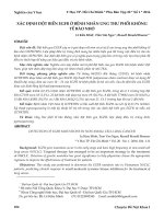 Xác định đột biến EGFR ở bệnh nhân ung thư phổi không tế bào nhỏ