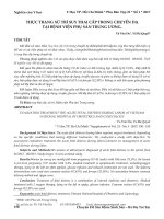 Thực trạng xử trí suy thai cấp trong chuyển dạ tại Bệnh viện Phụ sản Trung ương