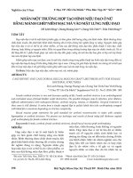 Nhân một trường hợp tạo hình niệu đạo ở nữ bằng mảnh ghép niêm mạc má vào mặt lưng niệu đạo