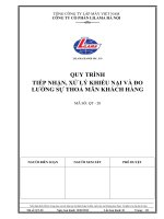 Quy trinh tiep nhan va xu ly, do luong su TMKH 