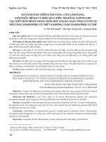 So sánh đặc điểm lâm sàng, cận lâm sàng, giải phẫu bệnh và hiệu quả điều trị bằng corticoid tại chỗ trên bệnh nhân viêm mũi xoang mạn tính có polyp mũi tăng eosinophil ưu thế và không tăng