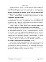 Giải pháp marketing mix nhằm phát triển thị trƣờng các tour du lịch của công ty cổ phần thƣơng mại và du lịch đẳng cấp việt 