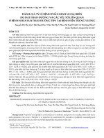 Đánh giá tỷ lệ bệnh thần kinh ngoại biên do đái tháo đường và các yếu tố liên quan ở bệnh nhân đái tháo đường típ 2 tại Bệnh viện Trưng Vương