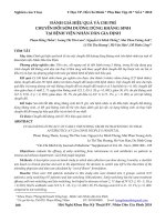 Đánh giá hiệu quả và chi phí chuyển đổi sớm đường dùng kháng sinh tại Bệnh viện Nhân dân Gia Định
