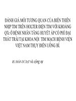Đề tài nghiên cứu: Đánh giá mối tương quan của biến thiên nhịp tim trên Holter điện tim với khoảng QTc ở bệnh nhân tăng huyết áp có phì đại thất trái tại khoa nội tim mạch bệnh viejn Việt