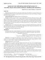 Khảo sát đặc điểm bệnh nhân để hở xương ức sau phẫu thuật tim tại đơn vị hồi sức tim tại Bệnh viện Nhi Đồng 2