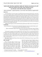 Nhân một trường hợp phát hiện HIV trong giai đoạn cửa sổ bằng kỹ thuật Nucleic Acid Testing (NAT) tại Trung tâm Truyền máu Chợ Rẫy