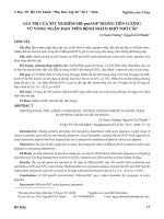Giá trị của xét nghiệm MR-proANP trong tiên lượng tử vong ngắn hạn trên bệnh nhân khó thở cấp