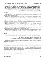 Khảo sát sự tuân thủ dùng thuốc và rào cản tinh thần trong việc sử dụng insulin ở bệnh nhân đái tháo đường type 2 điều trị ngoại trú tại Bệnh viện Nhân dân Gia Định