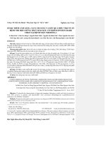 Đặc điểm lâm sàng, cận lâm sàng và kết quả điều trị 8 tuần bệnh nhi hội chứng thực bào máu có nhiễm Epstein barr virus tại Bệnh viện Nhi Đồng 1