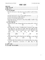 Báo cáo: Sử dụng các tác nhân sinh học, thuốc bảo vệ thực vật