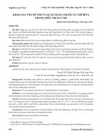 Khảo sát tần số tim và sự sử dụng thuốc ức chế bêta trong điều trị suy tim