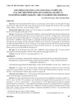 Đặc điểm lâm sàng, cận lâm sàng và điều trị của trẻ viêm phổi nặng do vi khuẩn, do siêu vi và do đồng nhiễm vi khuẩn - siêu vi tại Bệnh viện Nhi Đồng 2