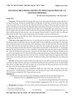 Ứng dụng NBCA trong thuyên tắc động mạch chọn lọc ca lâm sàng minh họa