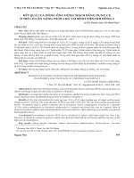 Kết quả của đóng ống động mạch bằng dụng cụ ở trẻ có cân nặng dưới 4 kg tại Bệnh viện Nhi Đồng 2