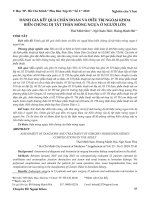 Đánh giá kết quả chẩn đoán và điều trị ngoại khoa biến chứng dị tật thận móng ngựa ở người lớn