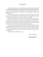 Phân tích thiết kế hệ thống thông tin quản lí dự án cho công ty cổ phần khai sơn 