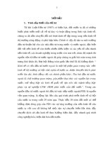 Khóa luận tốt nghiệp: Vai trò đầu tư trực tiếp nước ngoài đối với chuyển dịch cơ cấu kinh tế ngành ở tỉnh Bình Dương