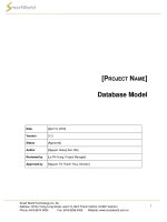 Project name: Database Model