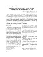 Đa dạng di truyền đoạn siêu biến 1 và đoạn siêu biến 2 trên DNA ty thể của dân tộc Mường ở Việt Nam