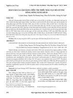 Báo cáo ca lâm sàng: Điều trị thiếu máu cục bộ cơ tim bằng sóng xung kích