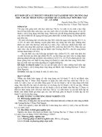 Kết hợp giữa lý thuyết với kiến tập tại Bệnh viện trường Đại học Y Dược nhằm nâng cao hiệu quả giảng dạy môn học Vật lý – Lý sinh