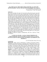 Đặc điểm sọ mặt trên phim cephalometric của sinh viên trường Đại học Y Dược Thái Nguyên có sai khớp cắn angle